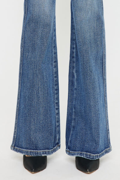 Kancan High Waist Flare Jeans