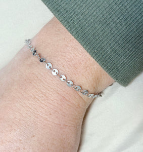 Petite Silver Dot Bracelet