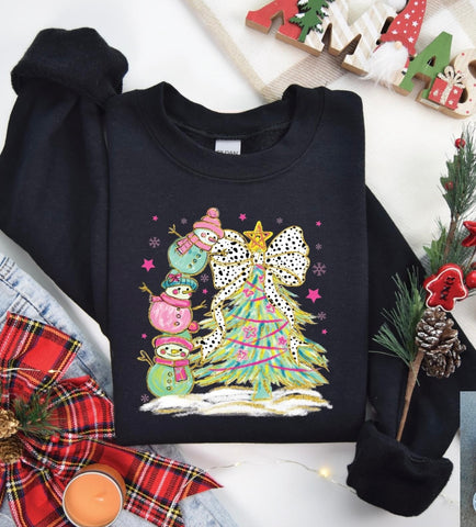 Snowman Tree Sweatshirt/Tee