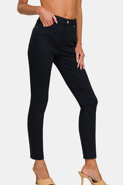 Zenana Black High-Rise Skinny Jeans
