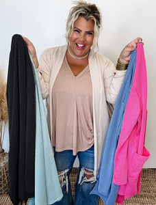 Reese Ribbed Cardigan