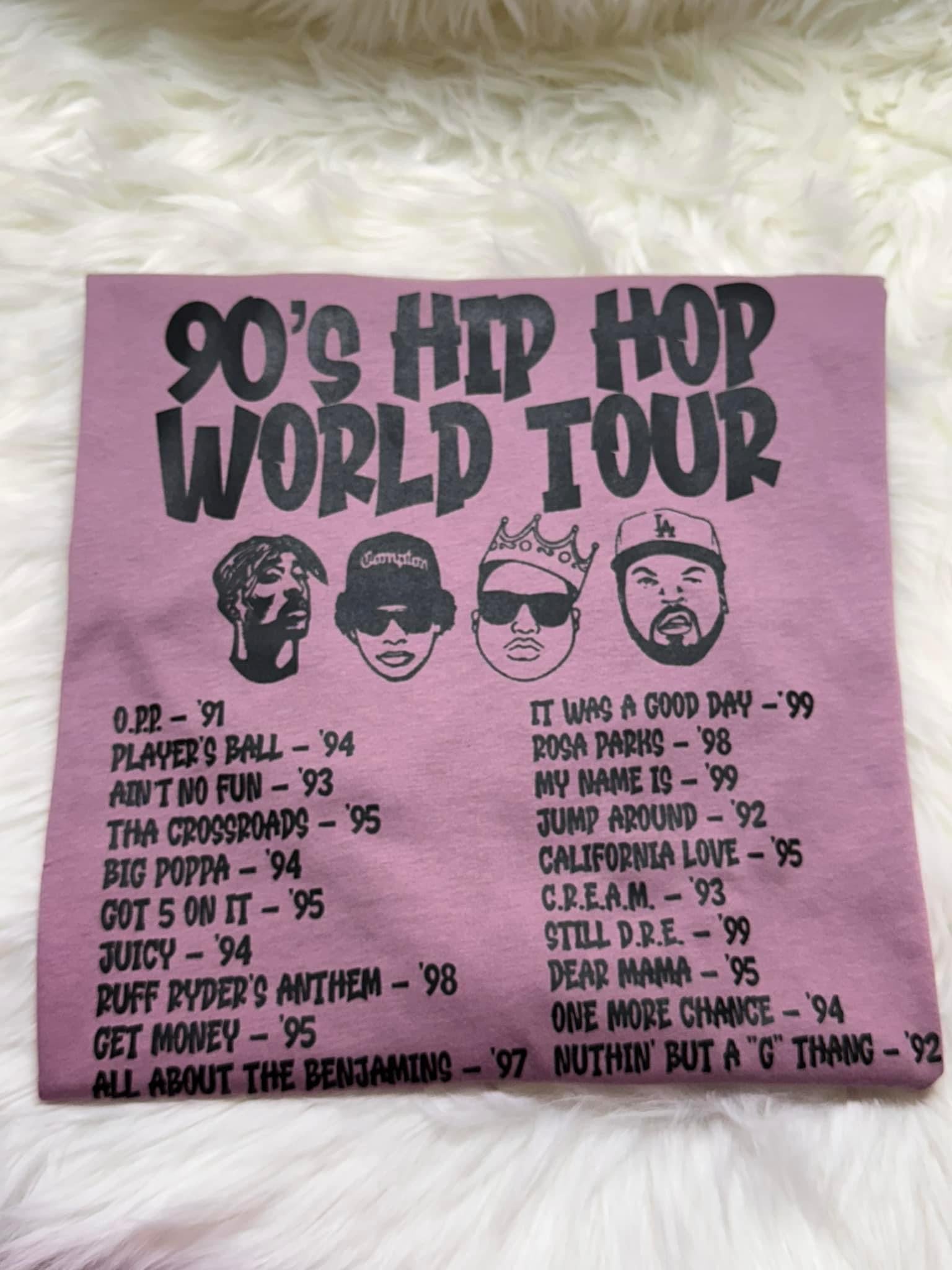 90’s Hip Hop World Tour Tee