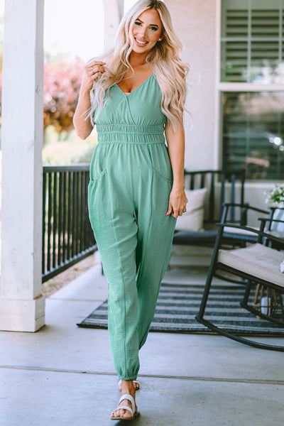 Sage Jumpsuit with Pockets