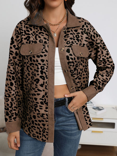 Leopard Buttoned Down Shacket