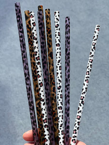 Leopard Straws