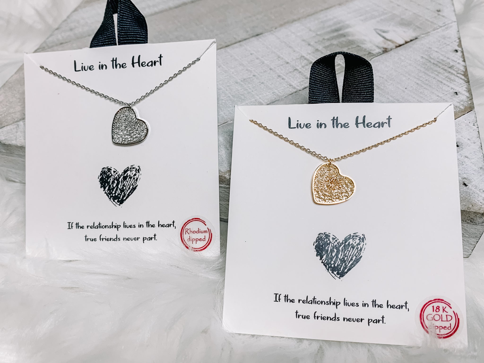 Live in the Heart Necklace