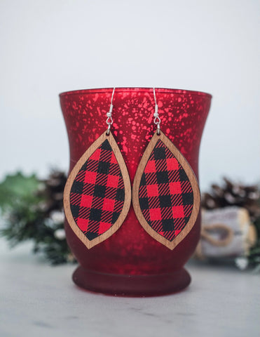 Buffalo Plaid Dangle